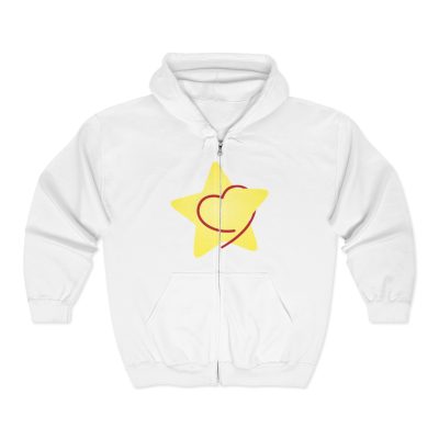 Zip Hoodie — 'My Spirited Child' Star - Autism/Neurodiversity Support